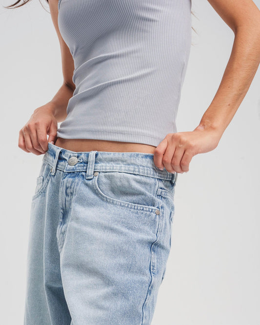 Relaxed Denim Straight Fit Jeans - BoundOfficial