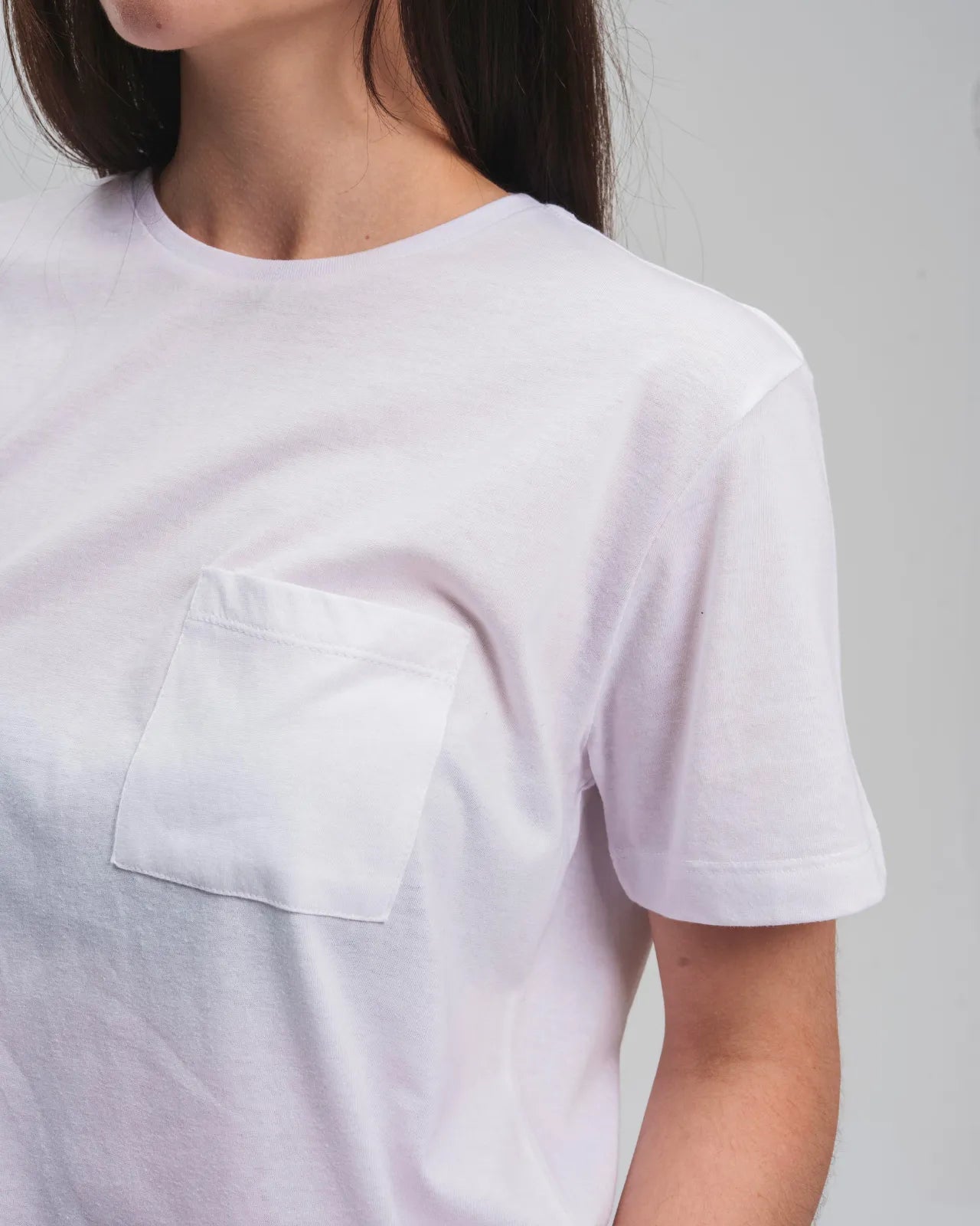 White Everyday Pocket T-shirt