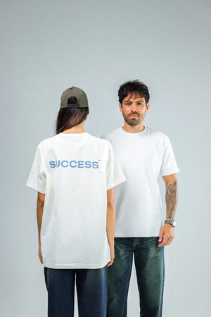 Off White Printed Oversized T-shirt