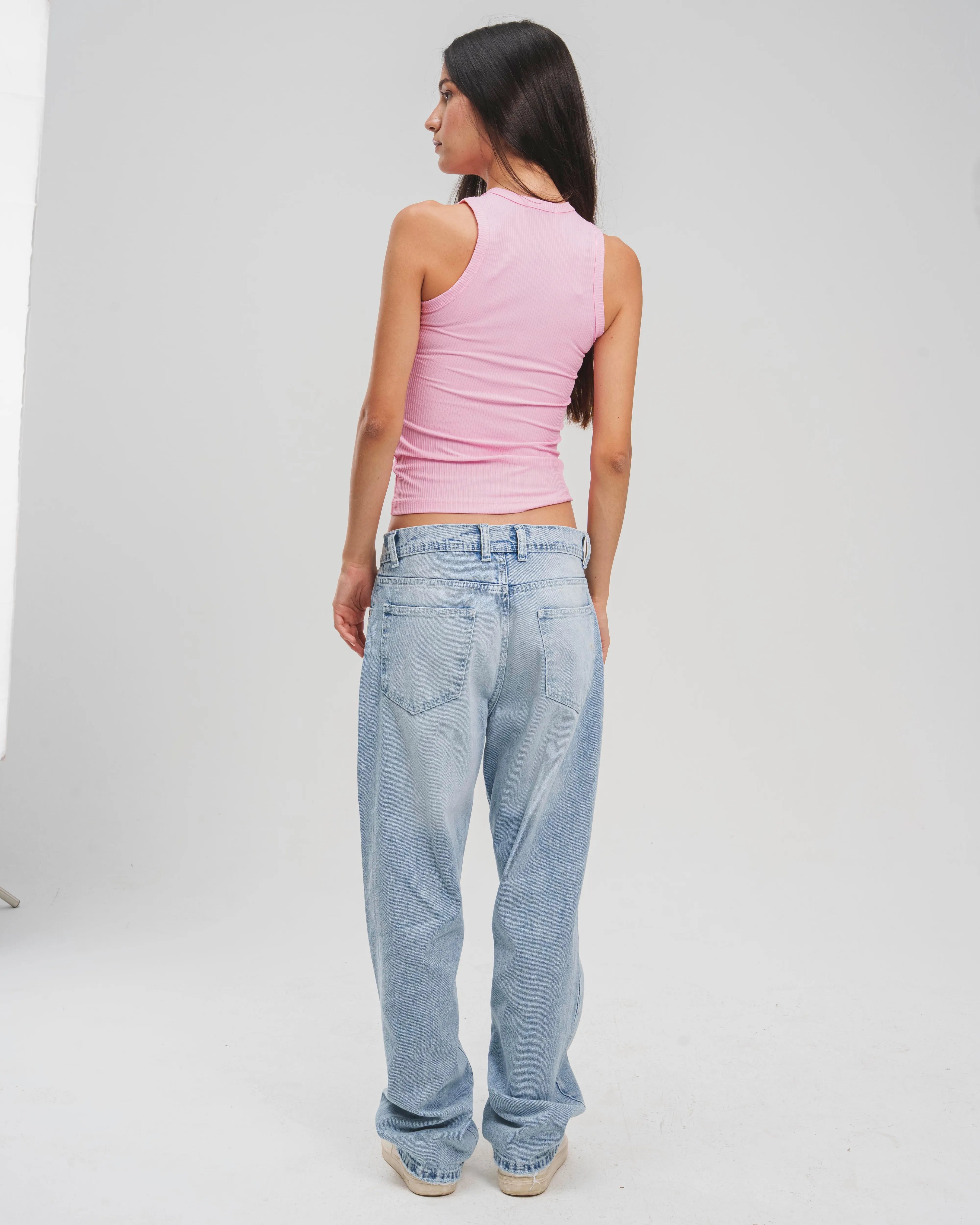 Pink Ribbed Top